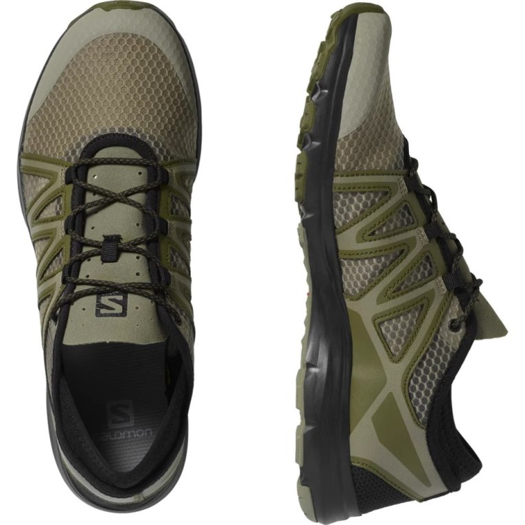 Olive Salomon Crossamphibian Swift 2 Men's Hiking Shoes | PH 80637B